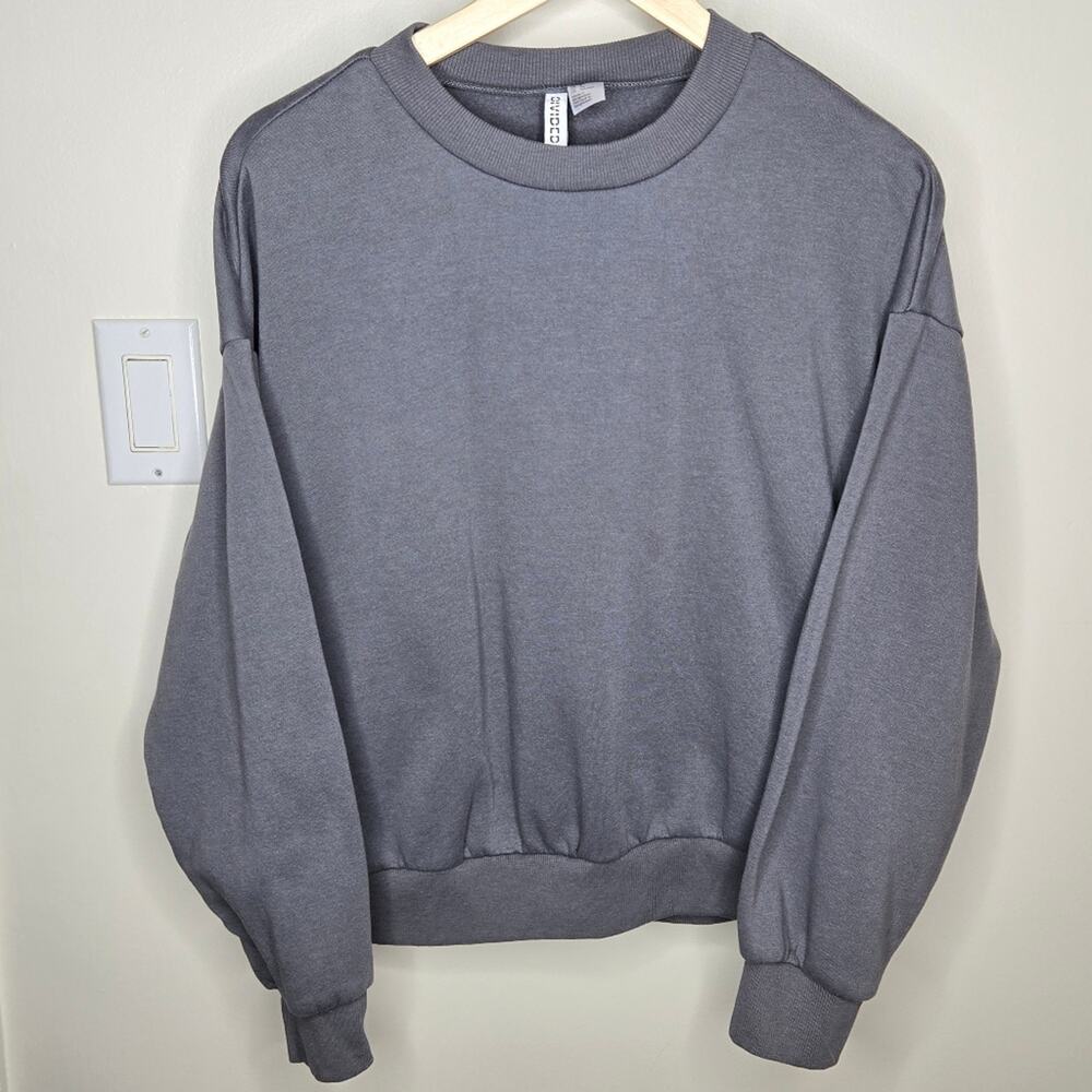 DIVIDED by H&M Long Sleeve Gray Sweatshirt Size S